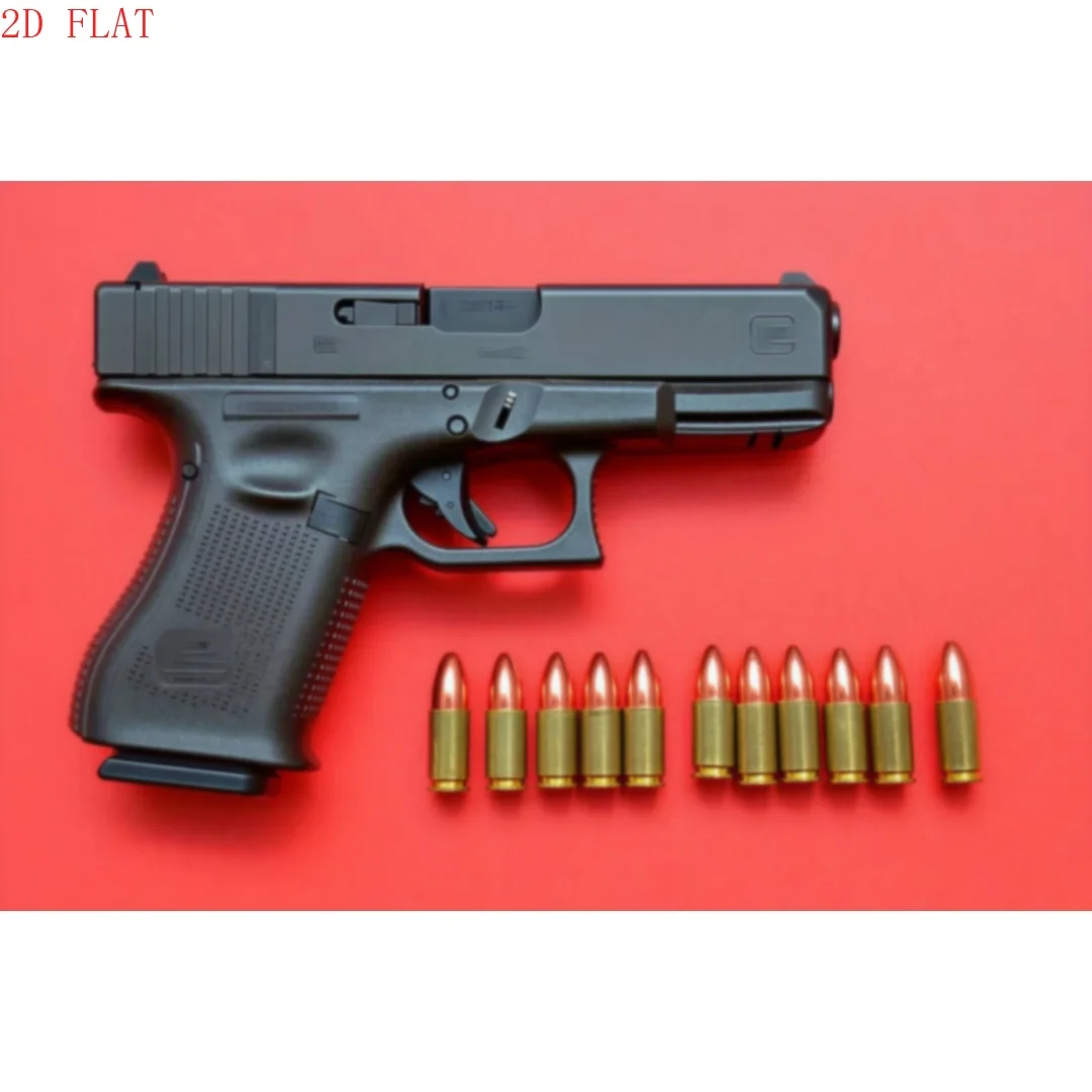 Pistol Metal Sign Military Style Wall Decor Man Cave Home Garden Military Themed Retro Wall Art Hanging Ornament