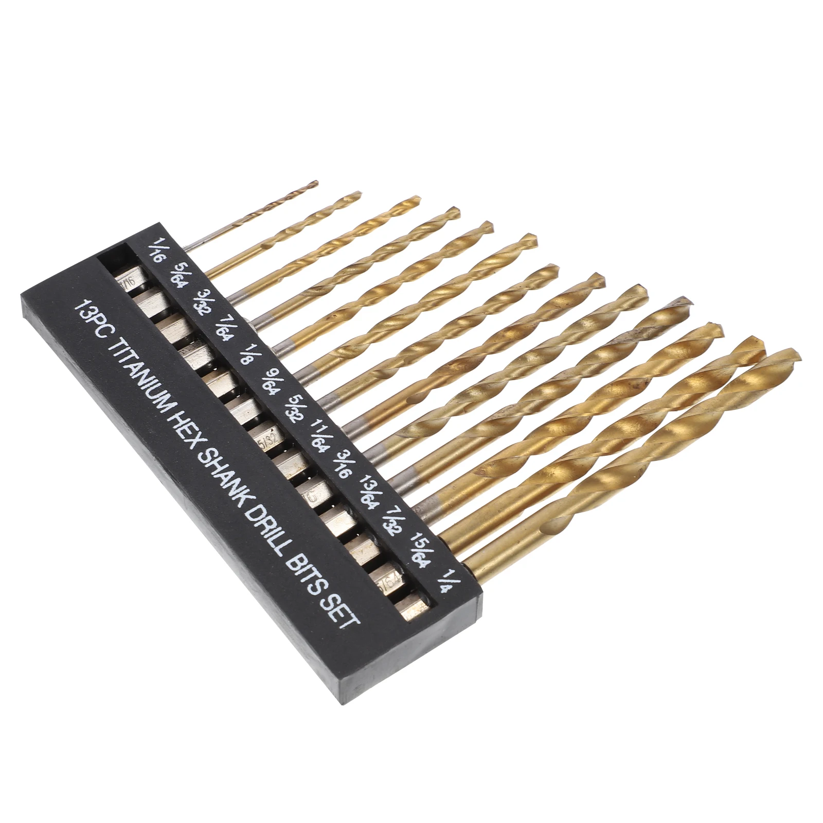 

13Pc Strong Steel Twisted Drill Bits Set Lasting Cement Tile Concrete Drill Bits For Home Wood Metal Plastic Tools