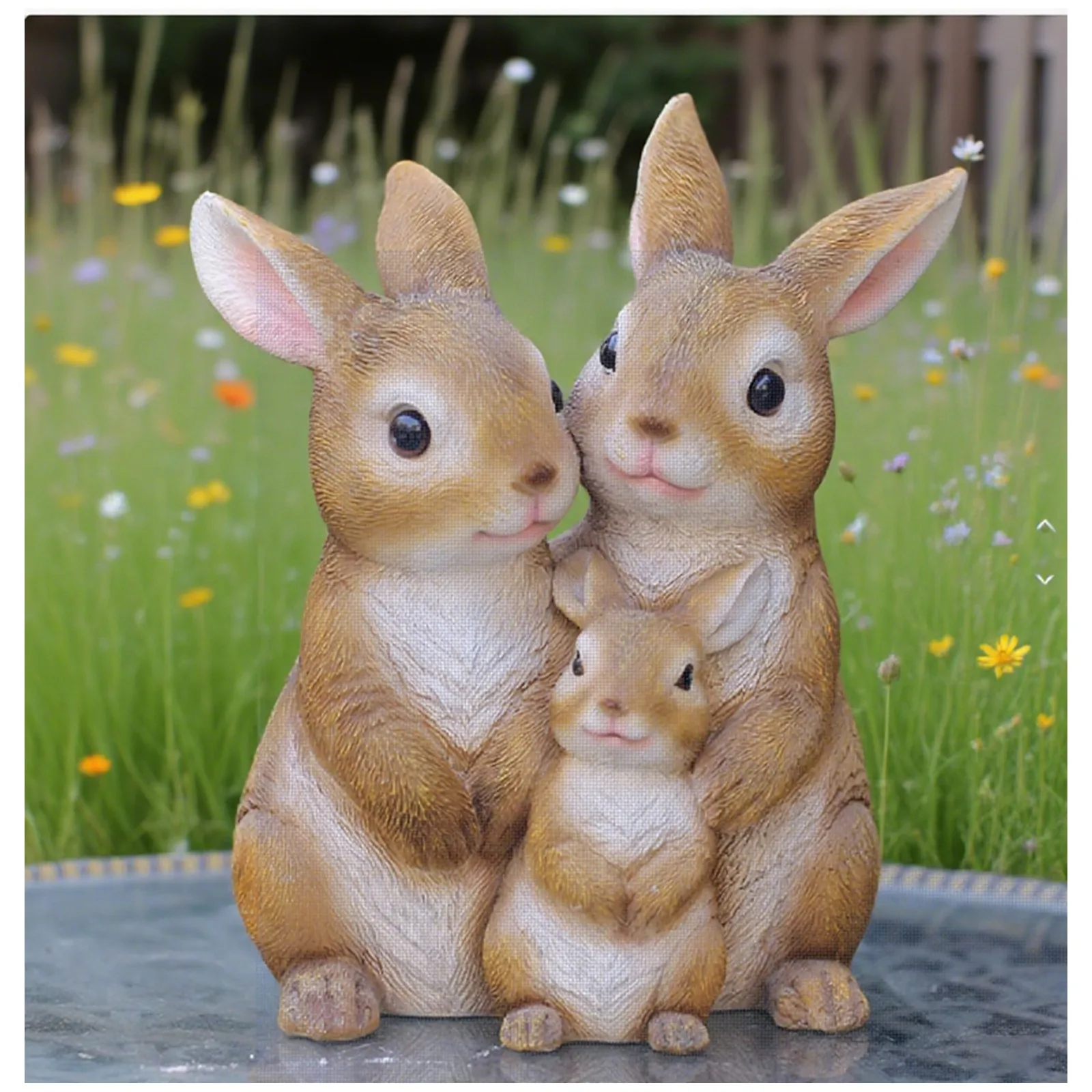 

Courtyard Garden Creative Cute Rabbit Animal Ornaments Crafts Home Decorations Decorative Ornaments Elegant Room Decorations