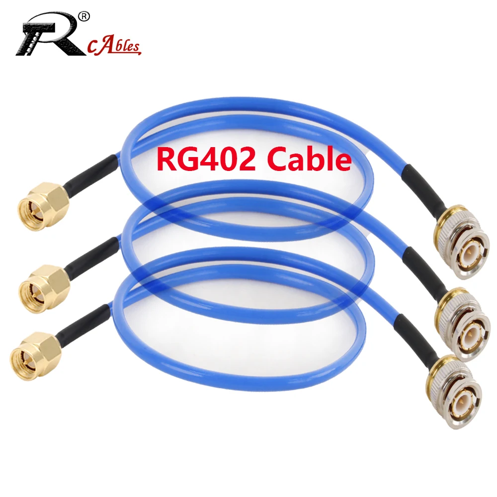 RG402 Cable Semi Flexible 50 Ohm BNC Male to SMA Male SMA Female RF Coaxial Pigtail Extension Cable Jumper Adapter