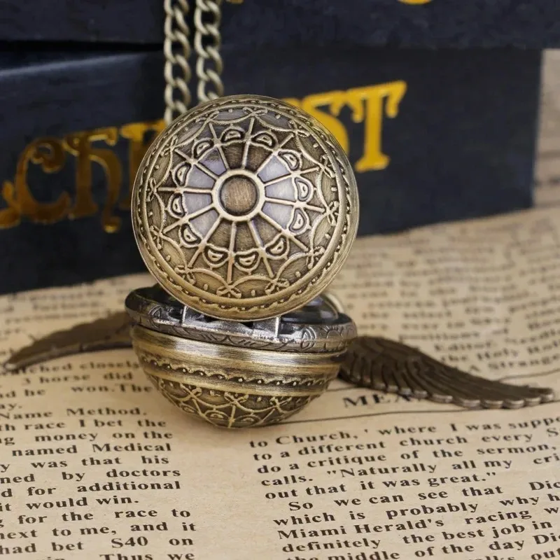 Vintage zakhorloge mannen vrouwen beste cadeau nieuw ontwerp quartz ketting hanger ketting cadeau voor kinderen Reloj De Bolsillo Magic