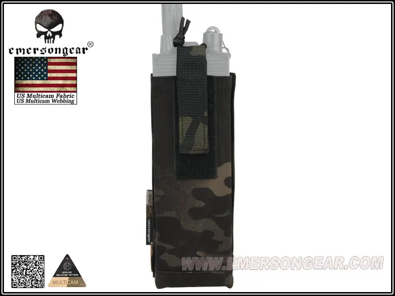 Emersongeargear-Tactical Radio Pouch for RRV Vest, Molle  Airsoft Combat Gear, PRC148 152, EM8336