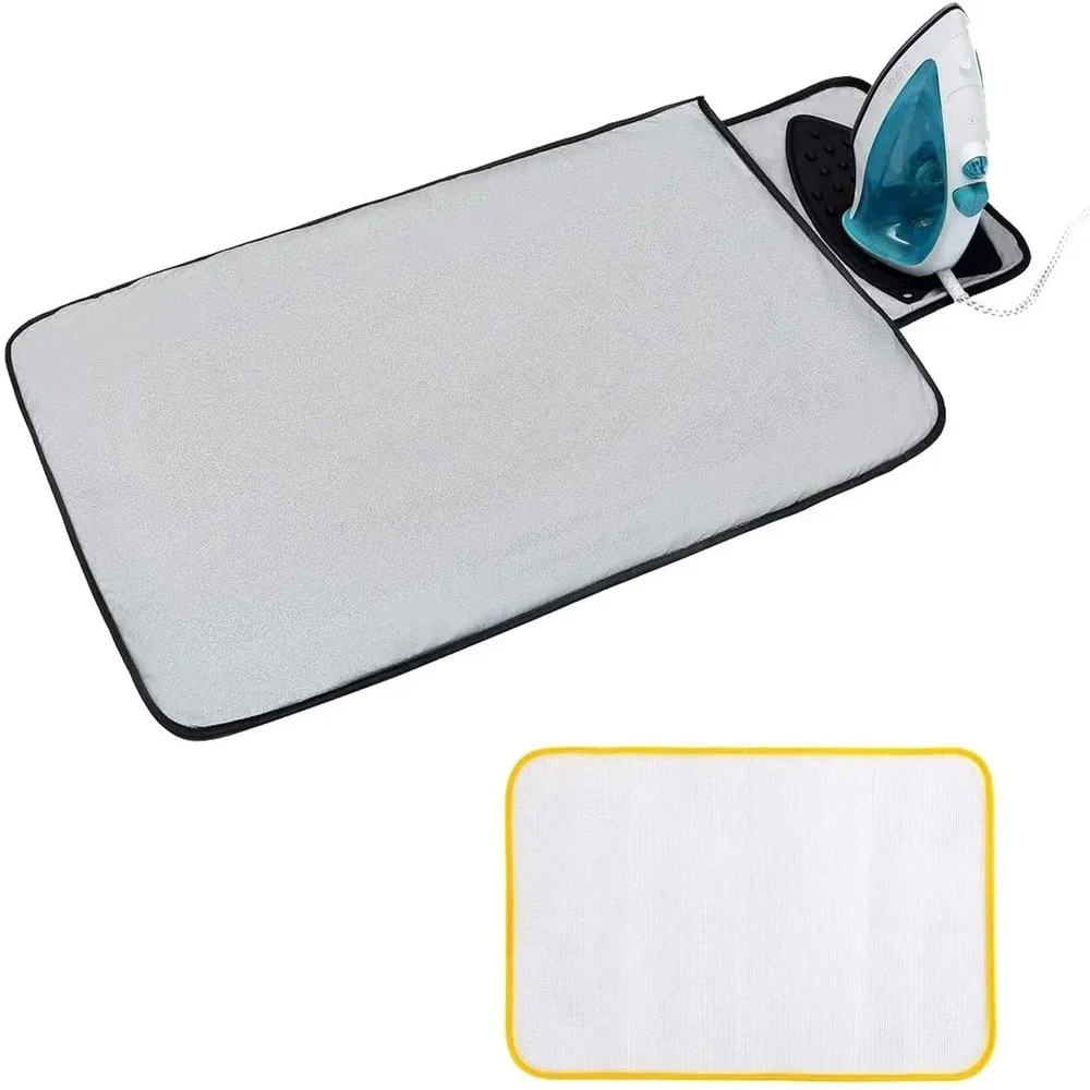 Ironing Blanket Ironing Mat,Upgraded Thick Portable Travel Ironing Pad,Isolate Heat Pad Cover for Washer,Dryer,Table Top,Counter