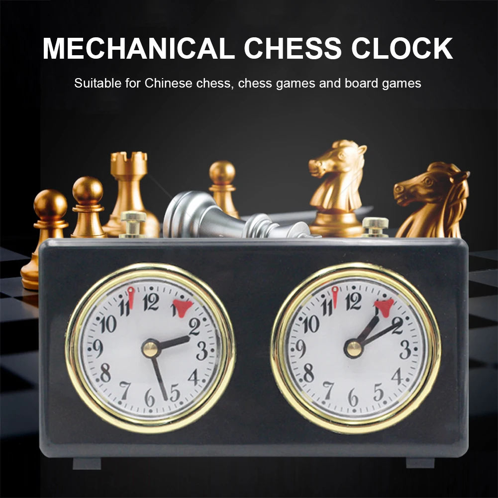 Digital Chess Timer for Chinese Chess and Board Games Mechanical Timer Portable for Tournaments and Competitions