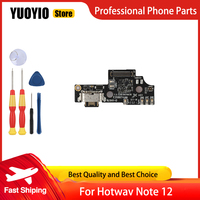 YIOYUO 100% New USB Plug Port Charge Board For Hotwav Note 12 Phone Perfect Replacement Parts Free Tools