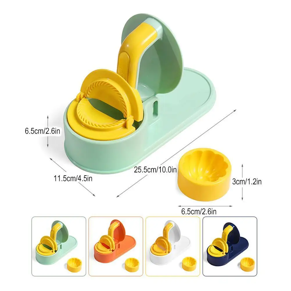 3In1 Kitchen Dumpling Mold Pressing Machine Manual Dumpling Dough Manual Dumpling DIY Wrappers Press Presser Skin Wrapper H5X4