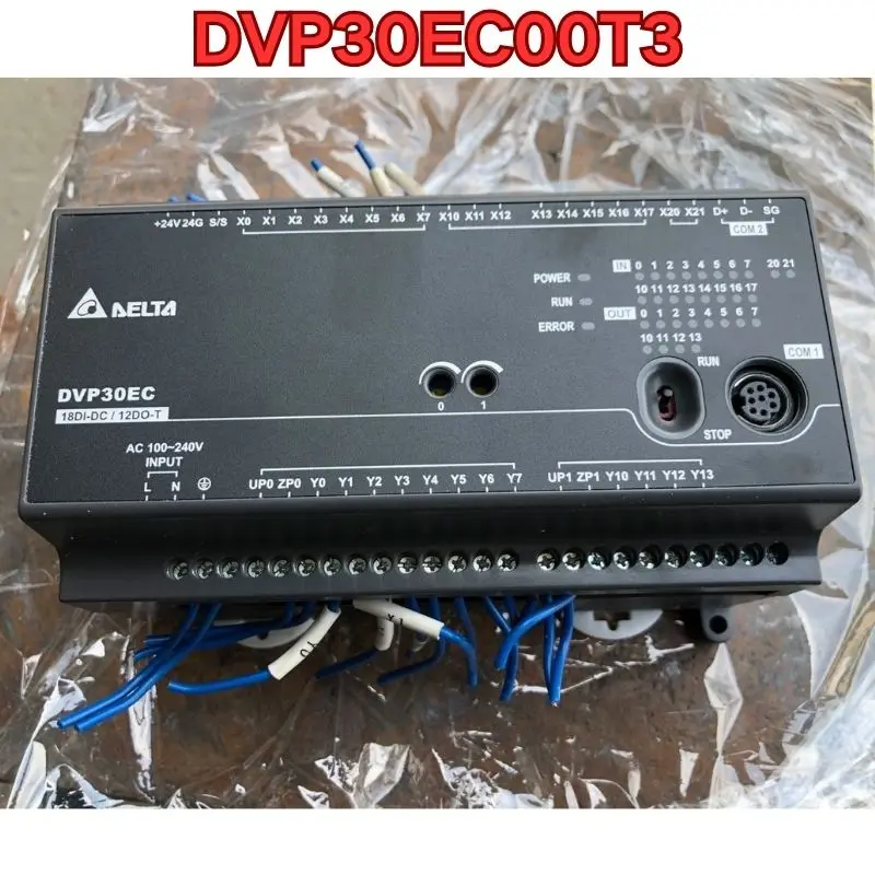 

Second-hand DVP30EC00T3 PLC controller function test is normal