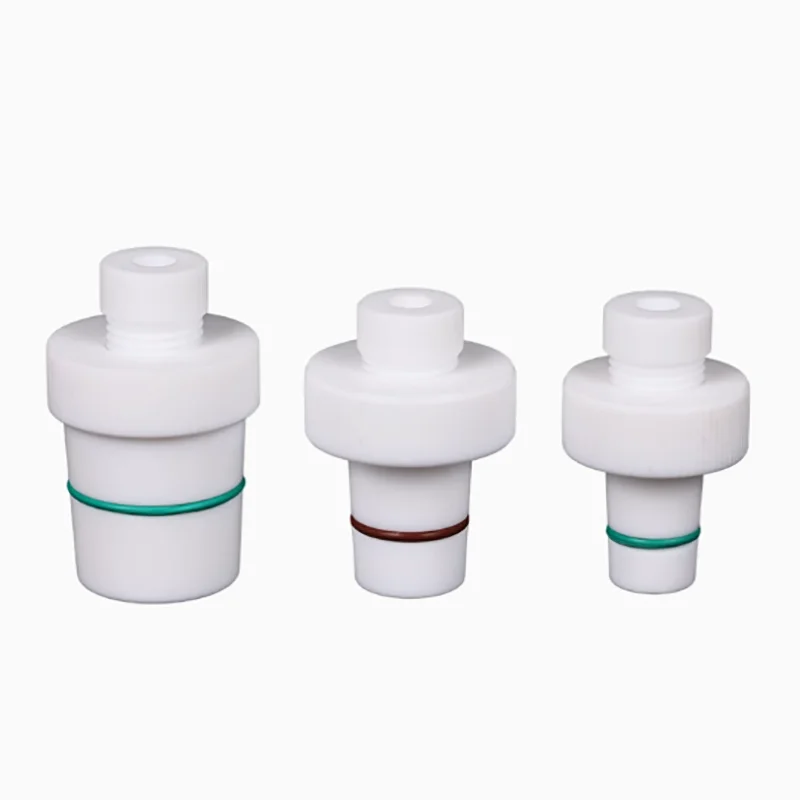 The new polytetrafluoroethylene mixing plug has a hole diameter of 8mm and has good sealing effect and stable mixing.