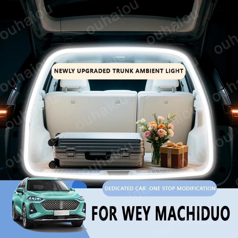 

For WEY Machiduo trunk light modification light Atmosphere lights White warm white Rear Trunk LED Light Bar