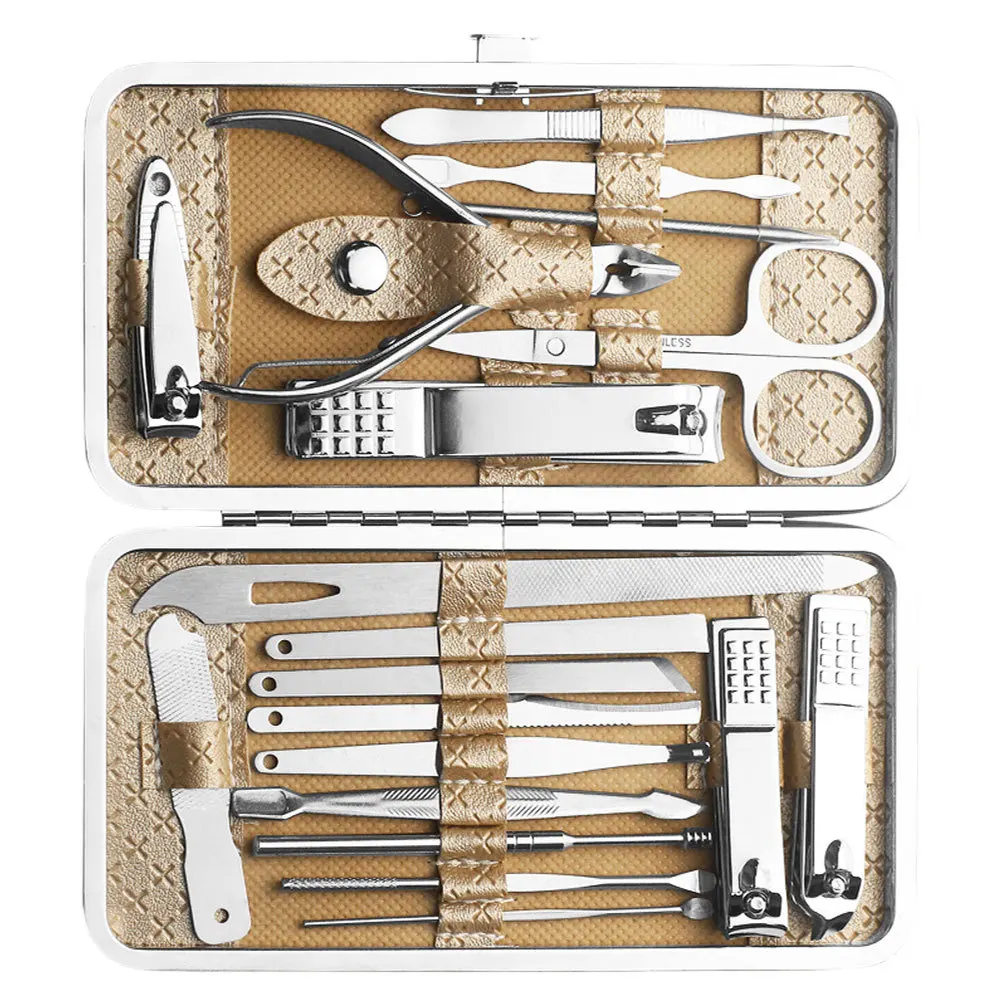 

1 Set Nail Clipper Kit Stainless Steel Cuticle Nipper Professional Manicure Tools For Dead Skin Remover Precision Trimmer Home