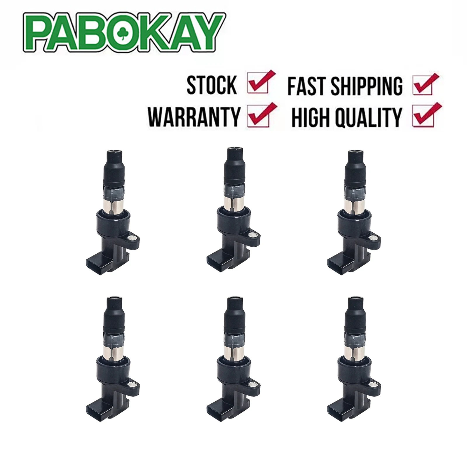 6 Pieces x IGNITION COIL FOR JAGUAR S-TYPE X-TYPE 3.0 2.5L V6 UF435 1X43-12029-AB C2511480 C2S42673 C1402