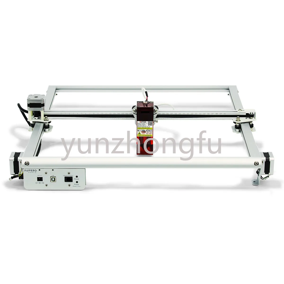 

Quick Assembly Design 390x390mm Wood Acrylic Leather Laser Engraver Laser Engraver for Aufero Laser 2