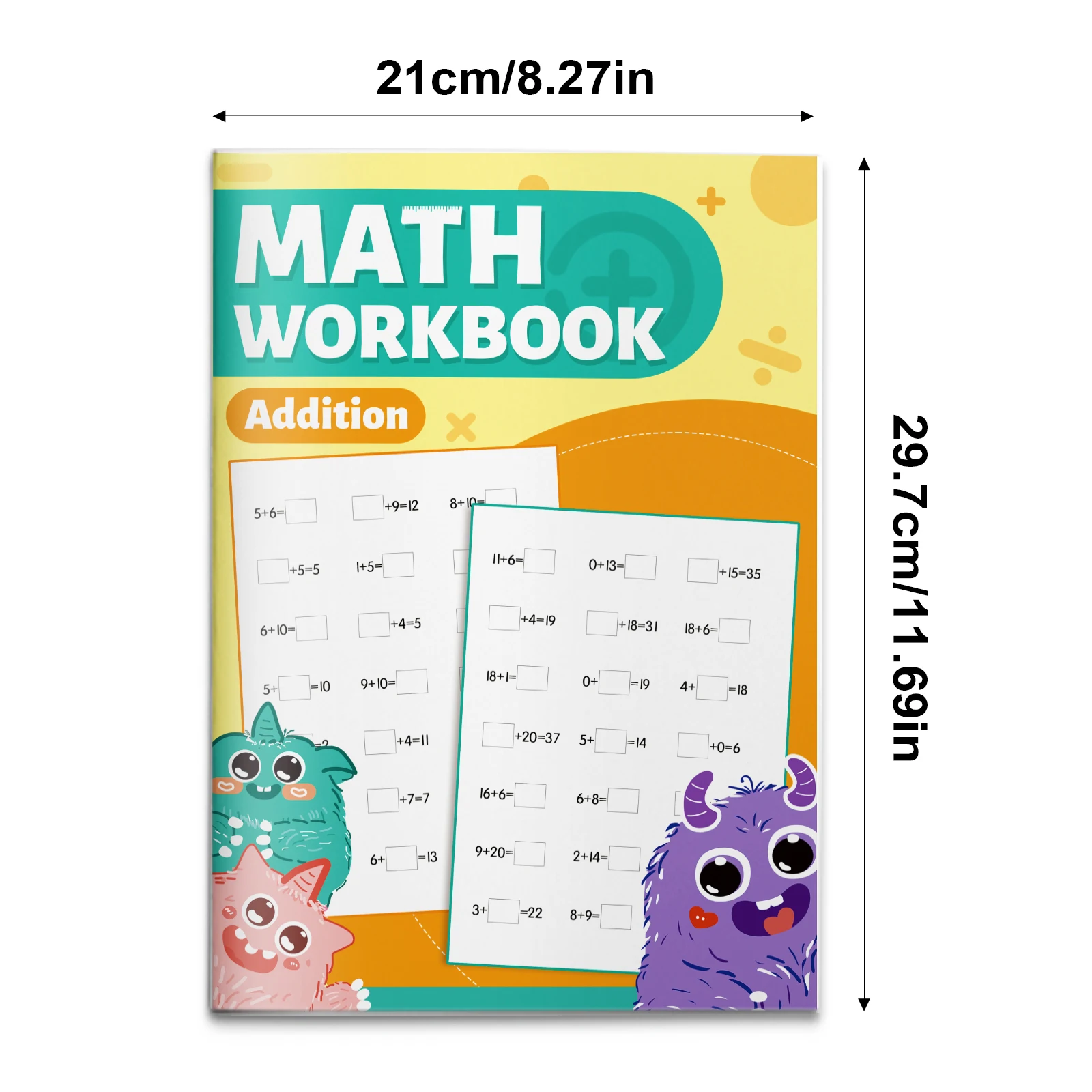 Math Workbook 4 Book Set for Children – Complete Arithmetic Practice with Addition, Subtraction, Multiplication & Division