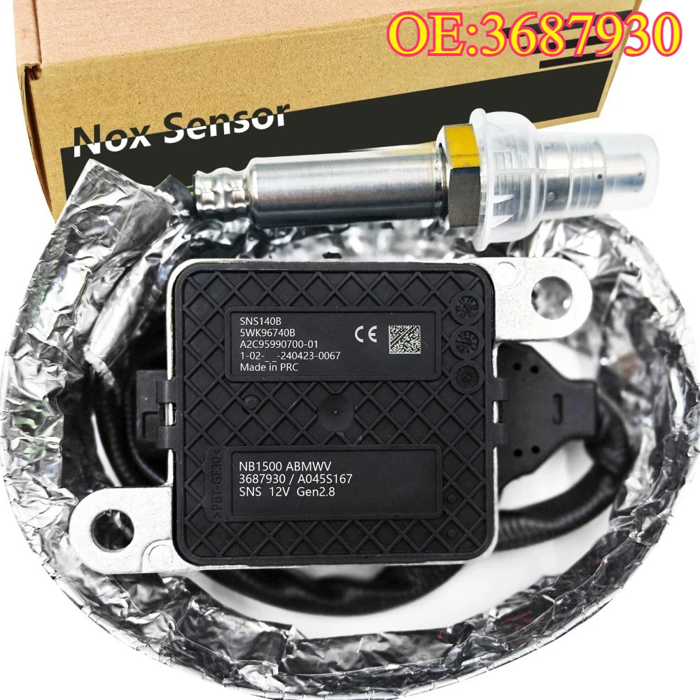 

High quality New For 3687930 Original New Inlet Nitrogen OxideNOX Sensor For Cummins 11.9L 15L ISX15 2013-185WK96740B