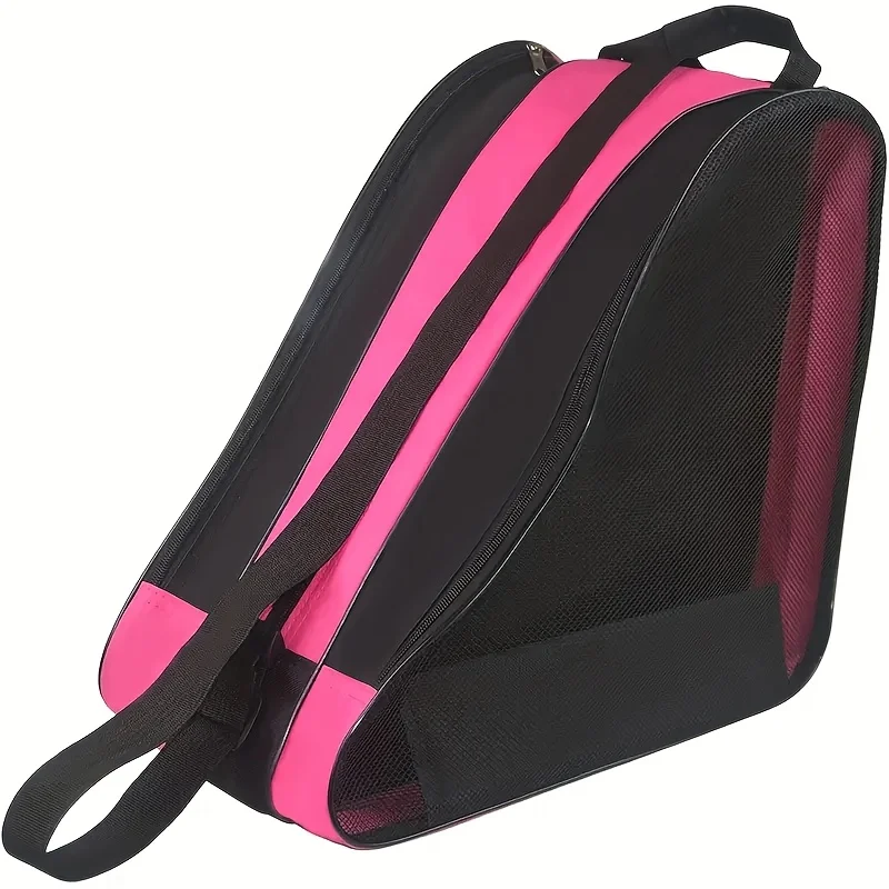 حقيبة تزلج على الجليد ذات سعة كبيرة مكونة من 3 طبقات مع مساحة تخزين للأحذية شديدة التحمل - حزام كتف قابل للتعديل للزلاجات المضمنة والزلاجات الدوارة