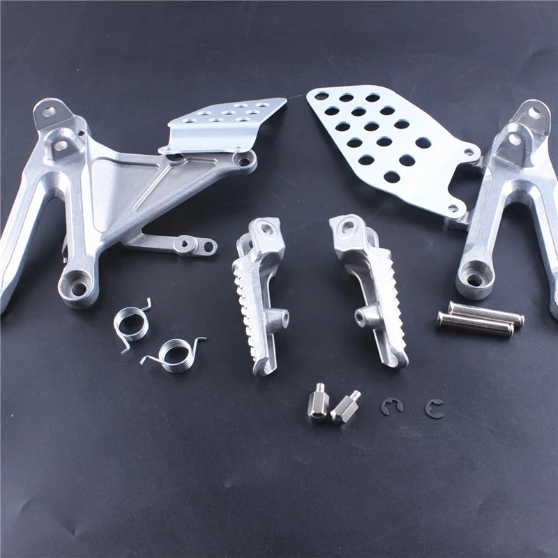 Front Footpegs Foot Pegs Footrest Pedals Bracket For Honda CBR1000RR CBR 1000RR 1000 RR 04 05 06 07 2004 2005 2006 2007