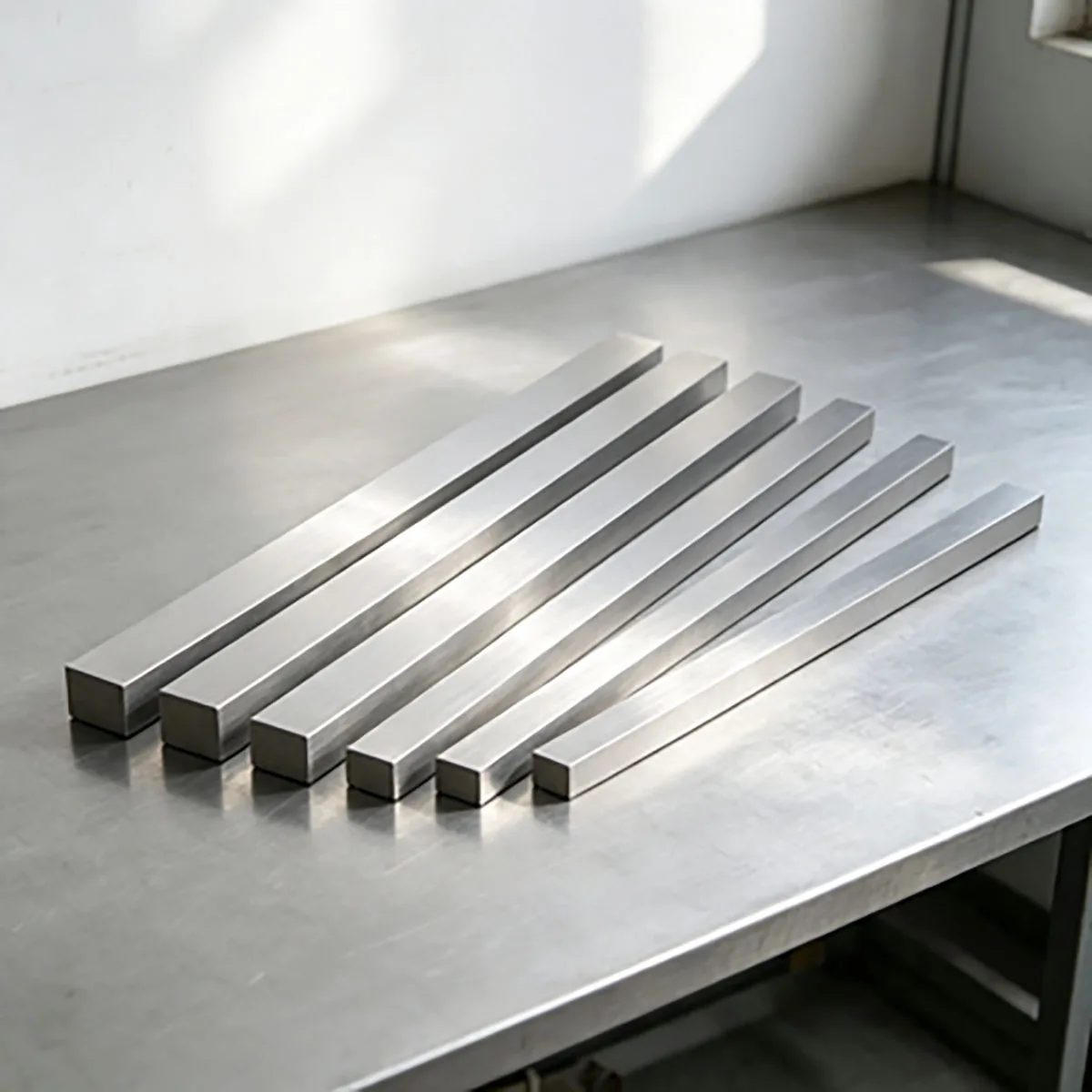Length Optional 100/200/300/500mm Thickness 12mm,  316 Stainless Steel Square Bar & Flat Plate