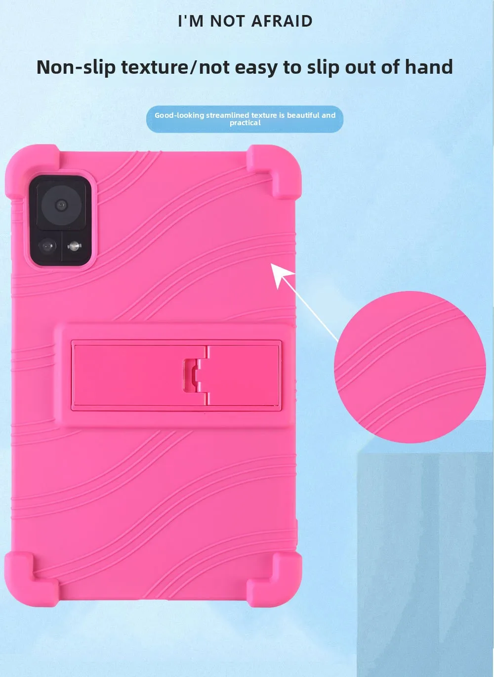 Stoßfeste TPU-Hülle für DOOGEE T20 Mini 8.4, Vollständiger Schutz mit Ständer, Mehrere Farben – Detail 2