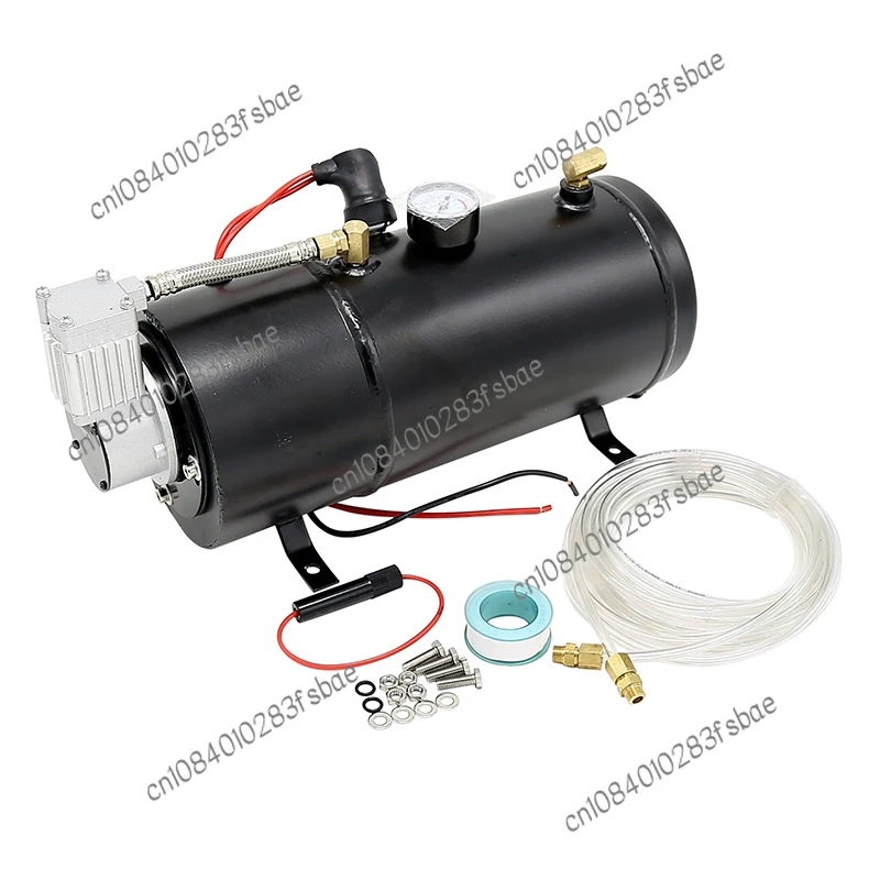 120 PSI 12/24V DC Onboard Air Horn Compressor System Kit Suitable for Truck Cars SUV Boat Tractor RV Off-Road Vehicle Subwoofers