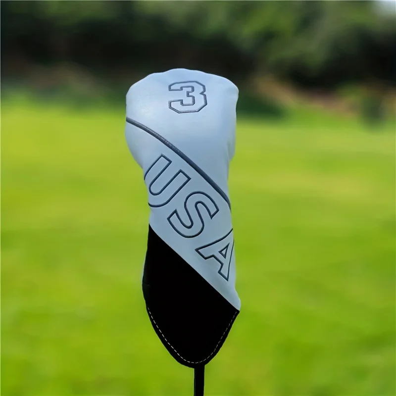 Fashionable Durable Golf Club Head Covers For Hybrid, Driver, Fairway Wood