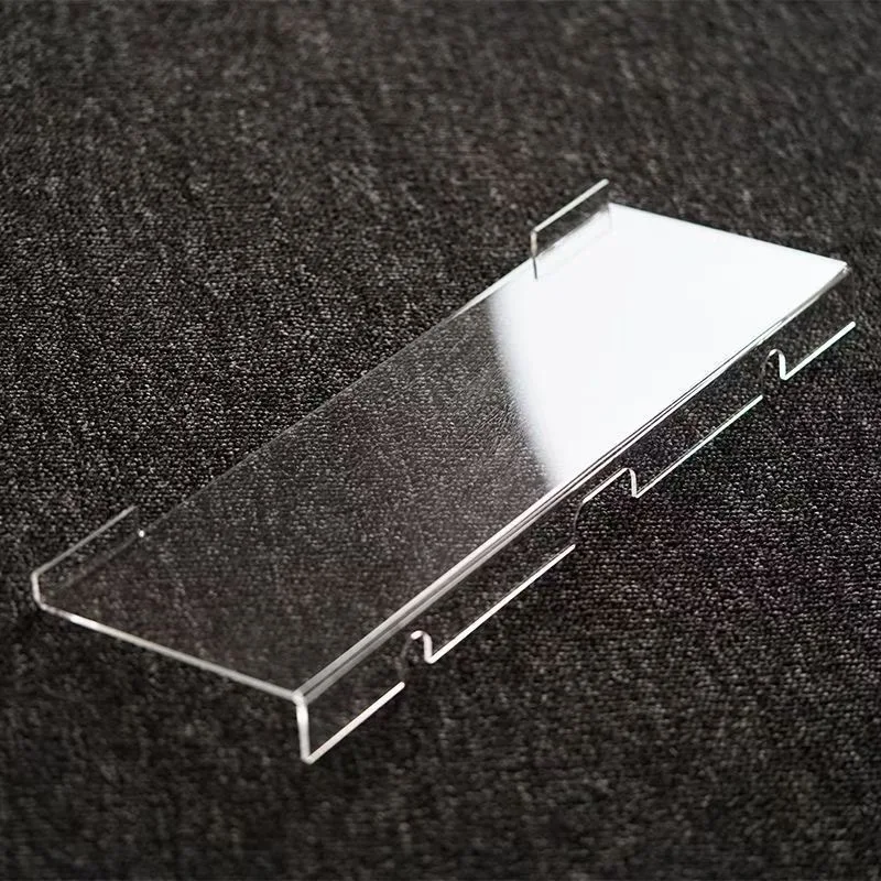 Acrylic keyboard stand bracket, no-drill installation, computer desktop cover support frame, heightening and tilting frame acces