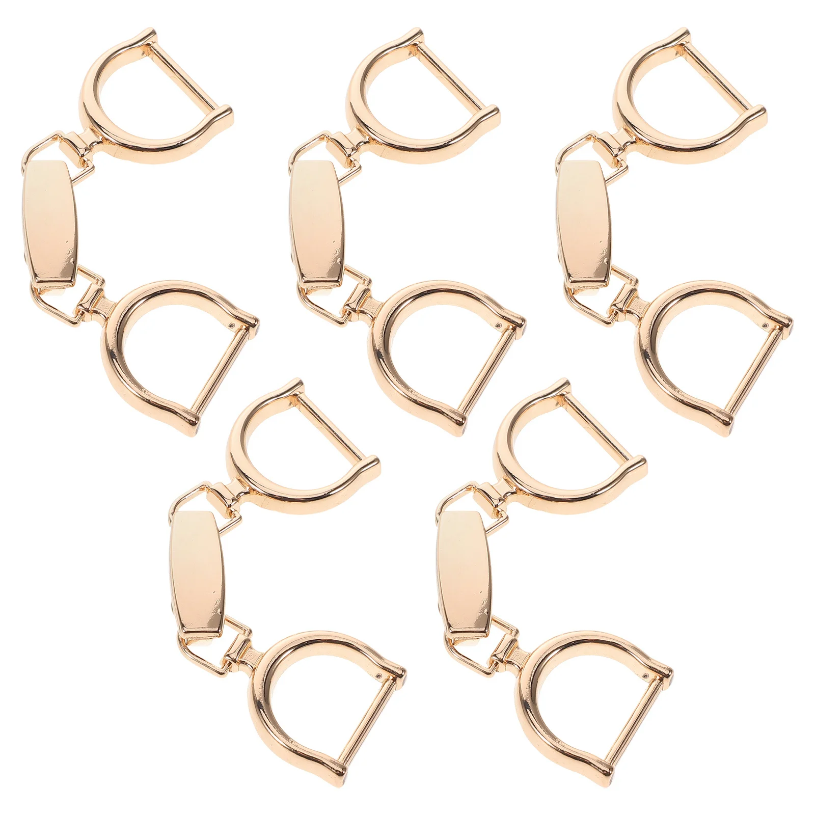 

5Pcs Shoe Chain Buckles Alloy Lightweight Durable DIY Shoe Decoration Bag Clothing Accessories Alloy Buckles DIY Shoes Buckle