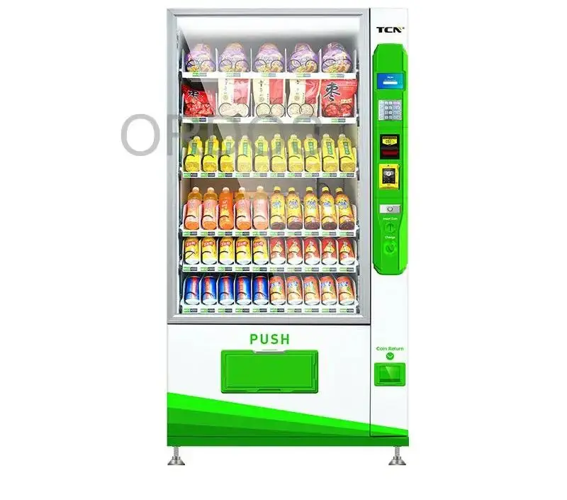 Smart 24 Hours Self-Service Automatic Milk Food Snack Drink Vending Machine With Ce Cb Iso9001