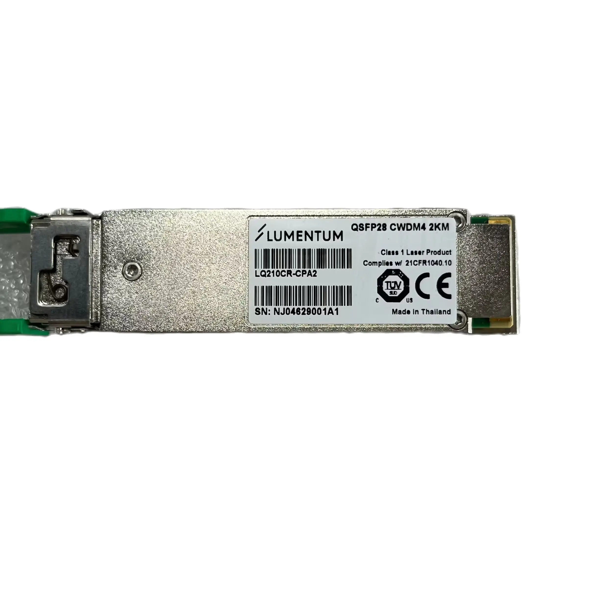 95% NEW Original LUMENTUM SMF Optical Fiber Transceiver Module LQ210CR-CPA2 QSFP28 100G LR 2km CWDM4 100% Tested