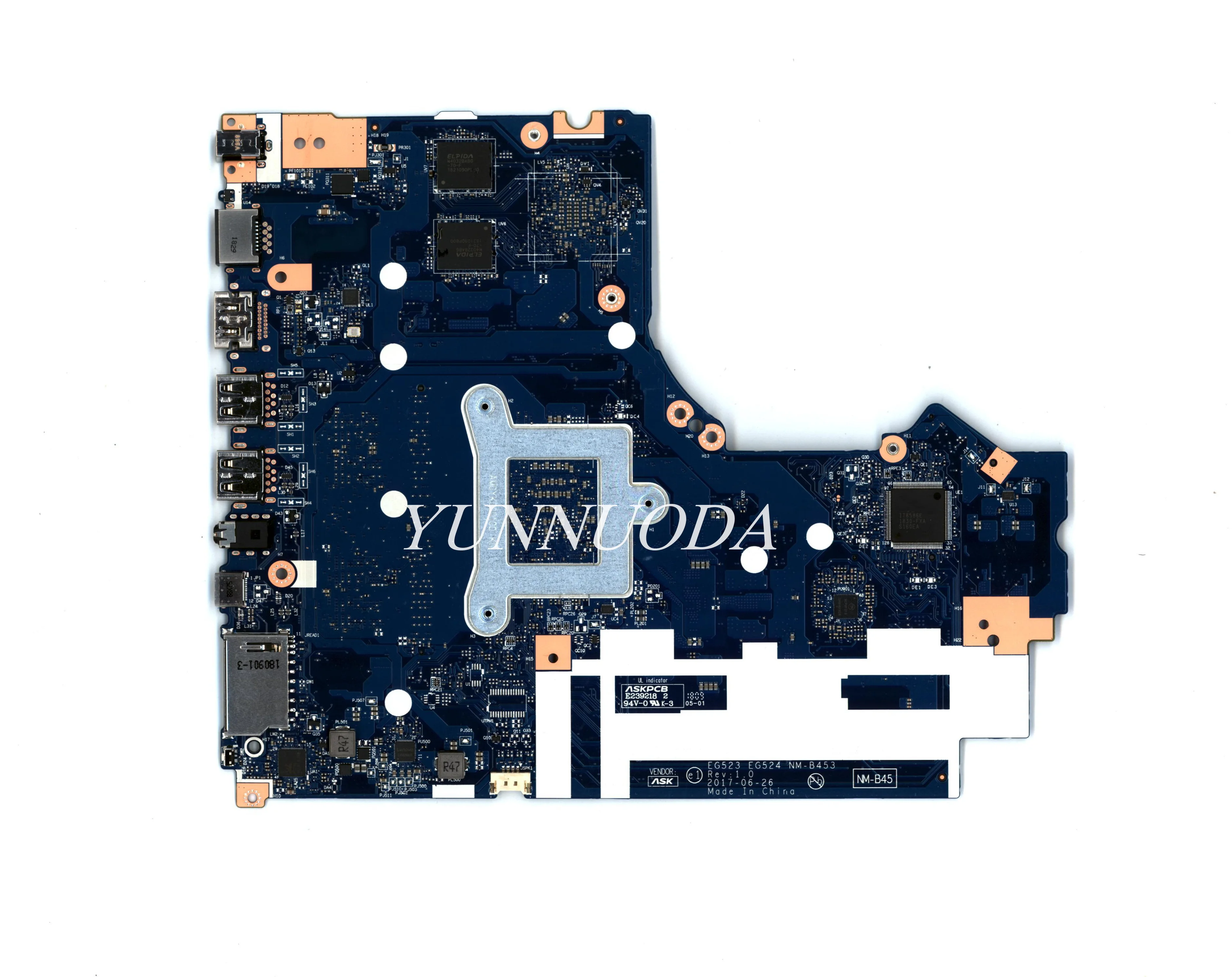 NM-B453 For lenovo ideapad 330-15ikb 330-17ikb Laptop motherboard with i3 i5 i7 CPU 4GB RAM 2GB GPU 100% Tested