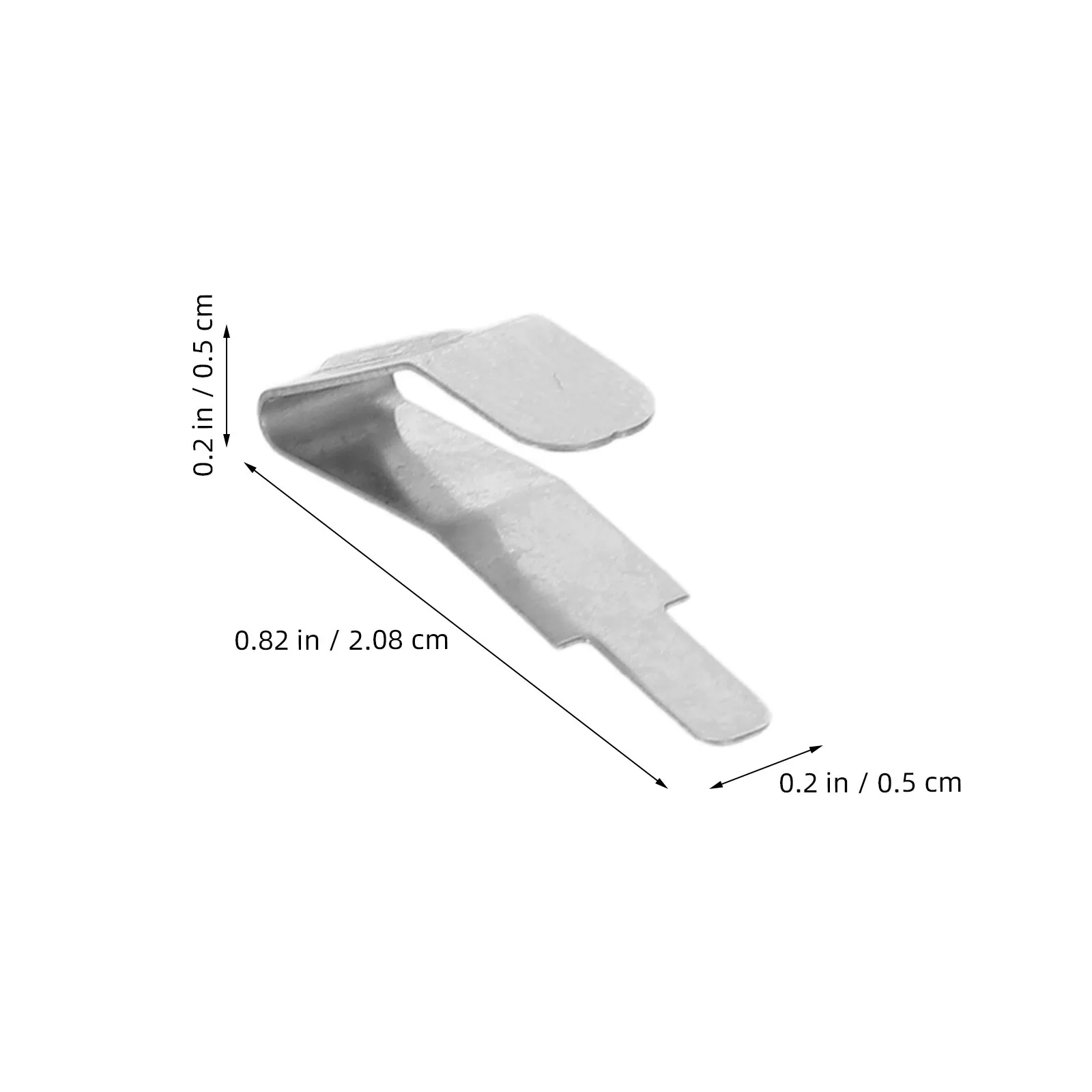 20Pcs Metal Battery Contact Springs Stable Nickel Tabs Battery Terminal Replacement Efficient Circuit Connector Plate for Remote