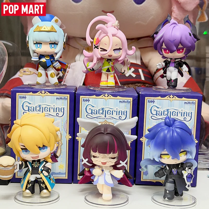 

Pop Mart Genshin Impact: Новогодняя коллекция Q-версии — Загадочная коробка-сюрприз с милыми аниме-фигурками для декора дома и игрушек