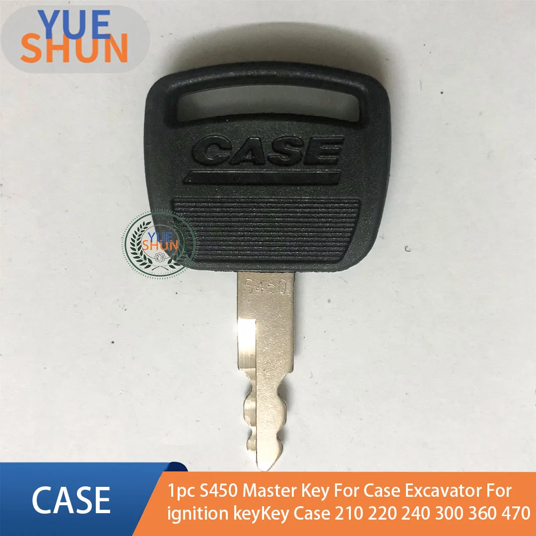 1pc S450 Master Key For Case Excavator For ignition Key Case 210 220 240 300 360 470