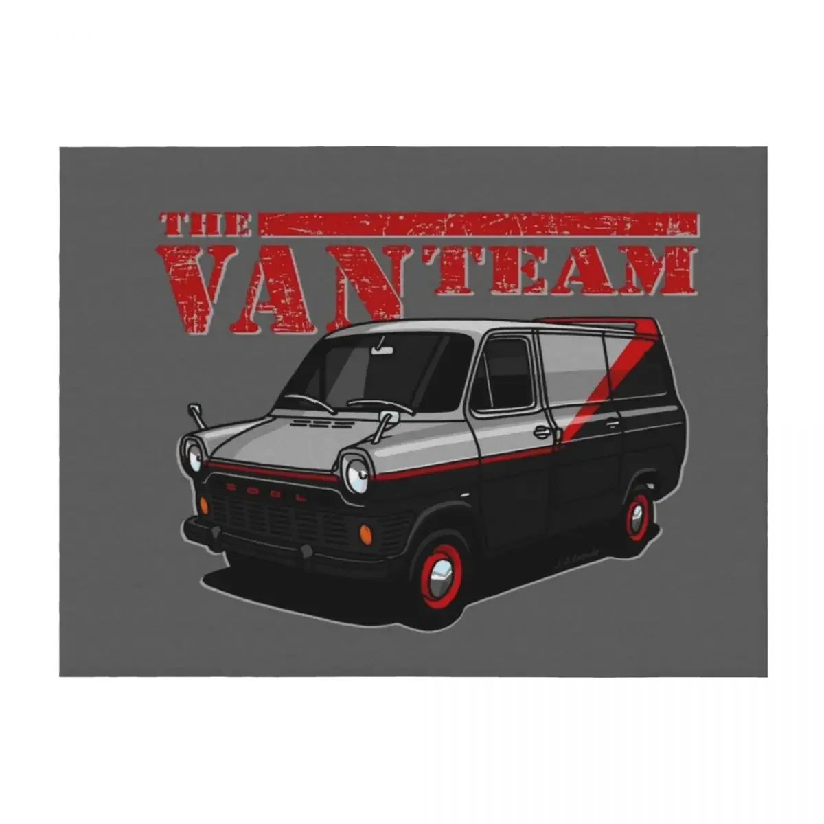 

Team Van's iconic MK1 van Throw Blanket Giant Sofa Kid'S Sofas Luxury Throw Blankets