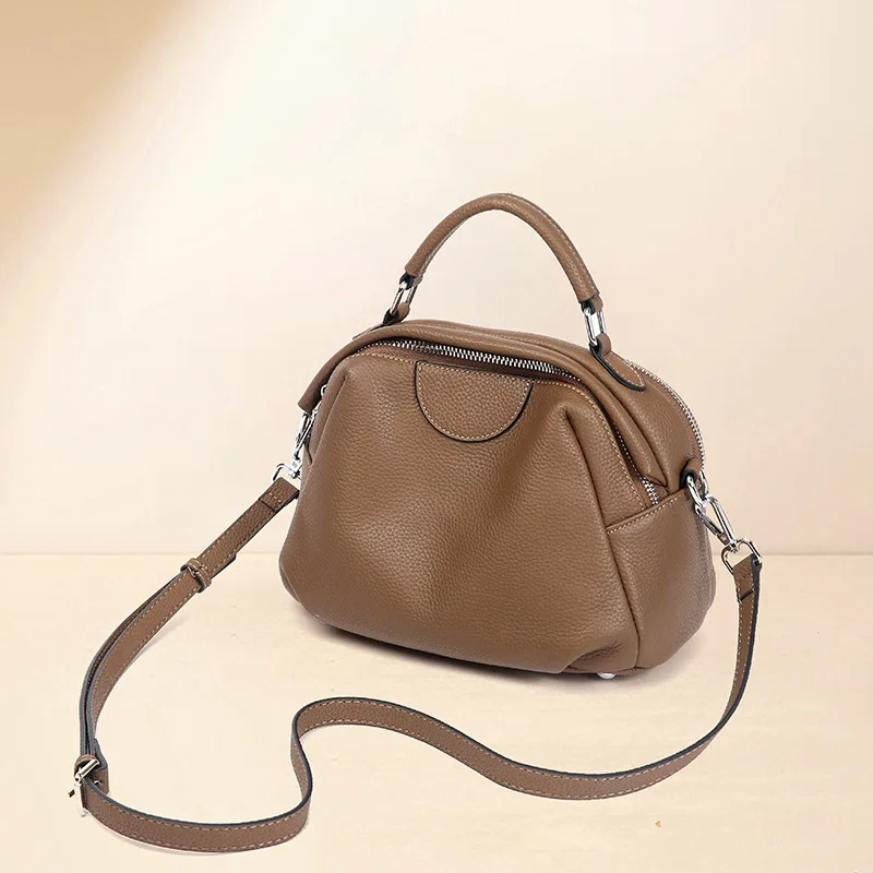

2025 New Women Leather Luxury Brand Purses And Handbags Large Capcity