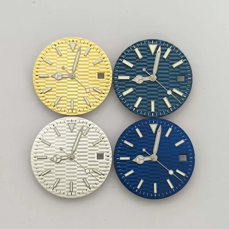 For watch accessories 28.5mm literal blue-green luminous + watch hand suitable for 8215 ETA2824/2836 movement