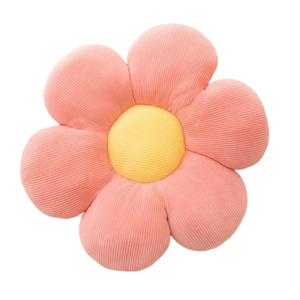 

Floral Decorative Cushion Elastic Flower Shaped Pillow with 3 Color Options Supportive Pp Cotton Filling Ideal for Bedroom Room