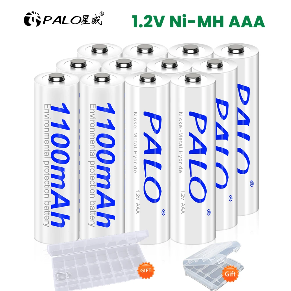 

4-24pcs AAA Battery 1.2V Ni-MH AAA Rechargeable Batteries 1100mAh 3A aaa LR3 Battery for flashlight and AA/AAA Battery Charger