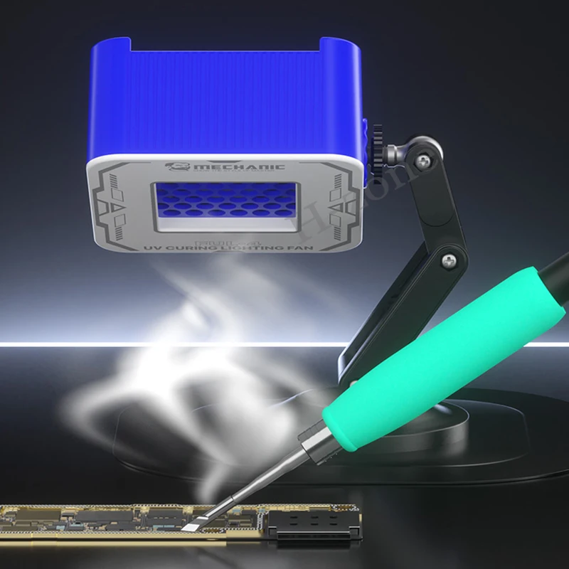 

MECHANIC FUL-4 Cooling Curing Fan UV Curing Smoke Extraction Function Fast Heat Dissipation UV Curing Smoke Exhaust Tools