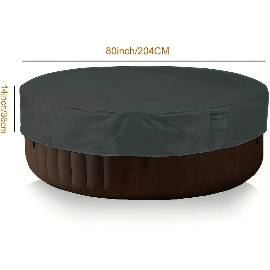 Round pool cover 600D strong anti-tearing-solar cover for the surface pool anti-fading, surface pool cover, with vent of the hot