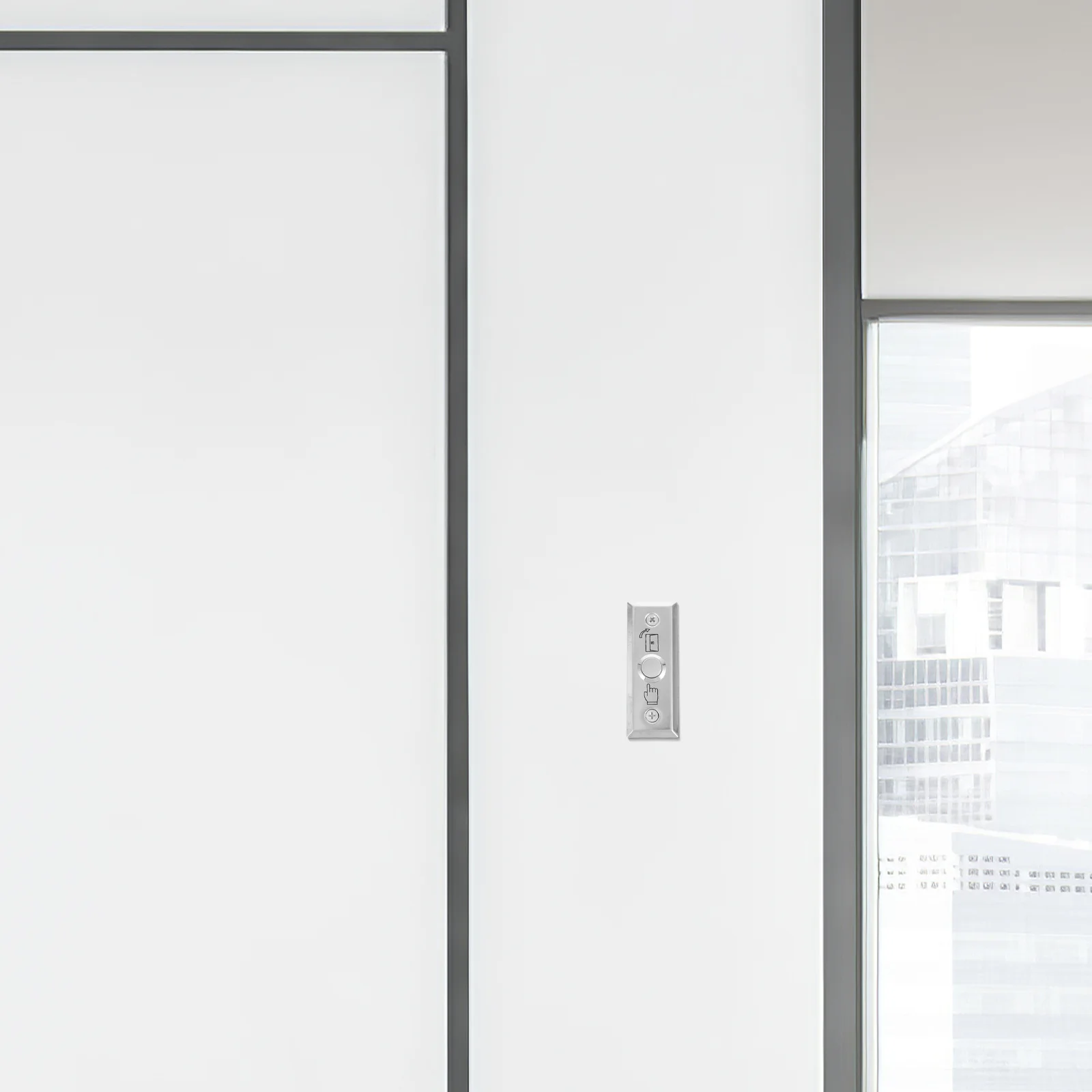 1 satz 1 Set Edelstahl Tür Access Control System Push-To-Exit-Taste Wand Platte Für Türklingel Ring Türklingel Abdeckung schutz