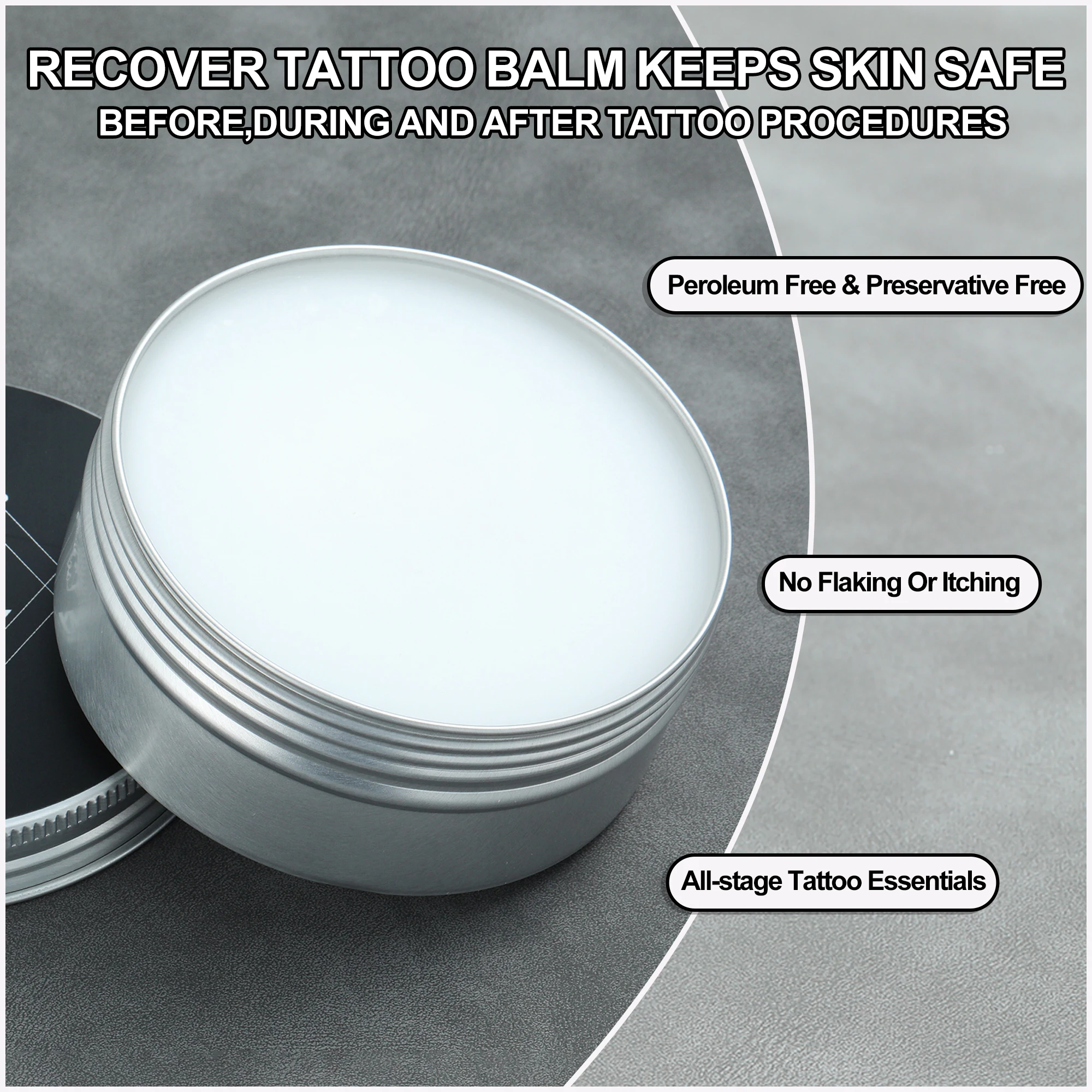 mummy Tattoo Aftercare Balm, Preservative-Free for Artists and Aftercare (150g/5oz） - Image 2