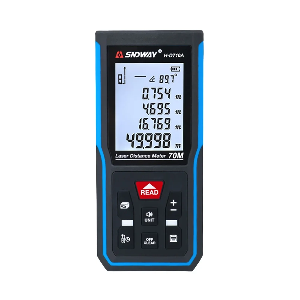 SNDWAY H-D/SW Series Laser Distance Meter Rangefinder Laser Trena Tape Measuring Meter Professional Digital Range Finder