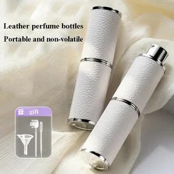 8ml Leather Perfume Atomizer Portable Liquid Cosmetics Containers Traveling Mini Perfume Refillable Bottles Empty Spray Bottle
