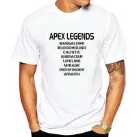 Apex Legends Character Names Printed T-Shirt Gaming