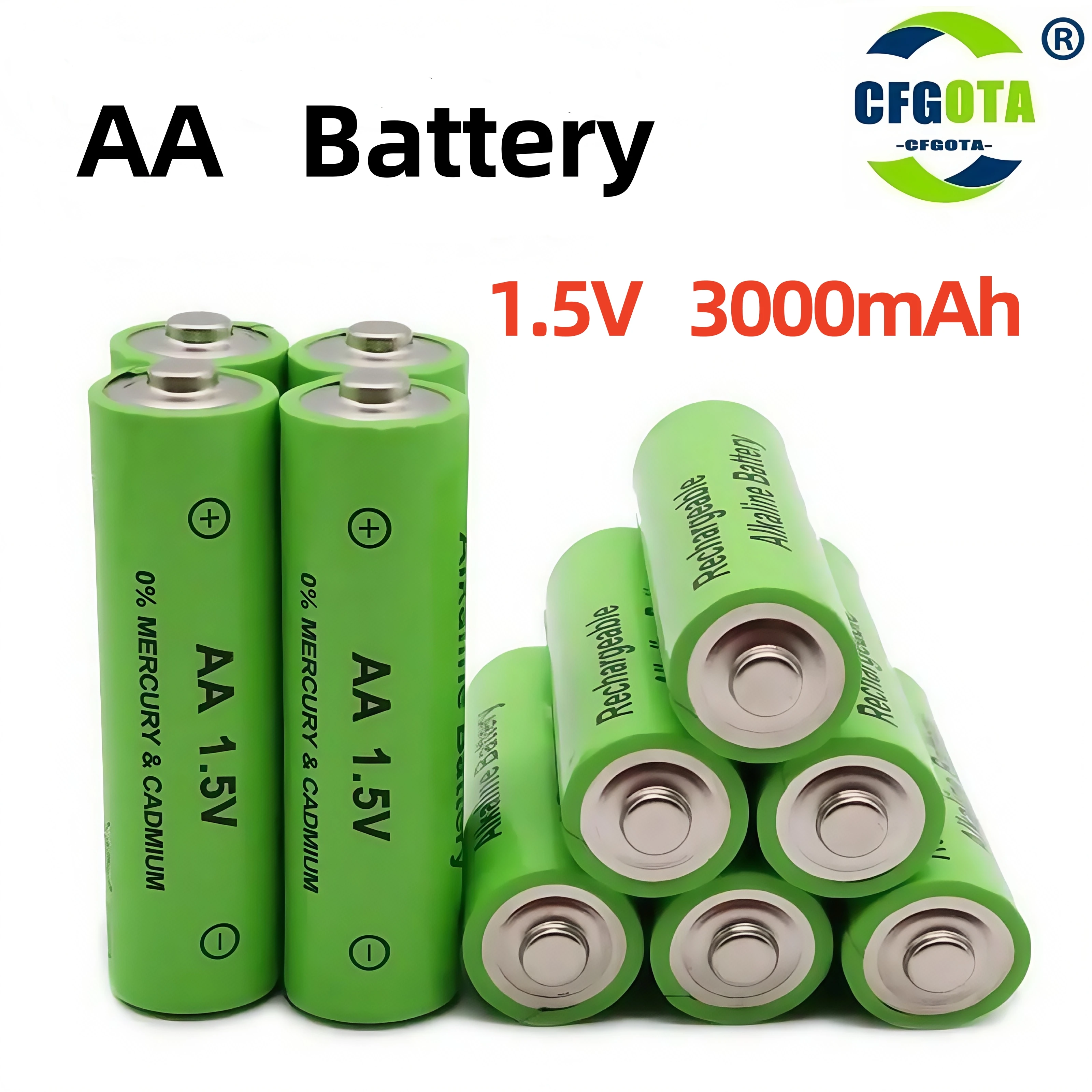 

100% Original 1.5V 3800mAh NI MH AA Pre-Charged Rechargeable Battery NI-MH Rechargeable AA Battery for Toys Camera Microphone