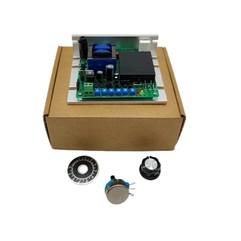 

DC motor controller (1/4 hp, 1/3 hp, 1/2 hp), DC motor soft start and soft stop function control, 0-10V control.