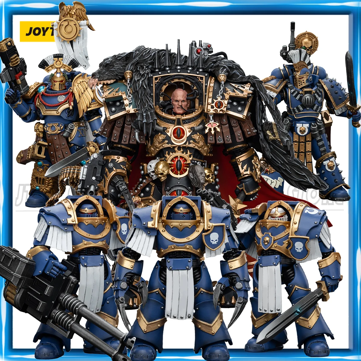 [Pre Sale]JOYTOY Warhammer 40K 1/18 Action Figure Ultramarines Cataphractii Terminator Squad Anime Figures Toys Model