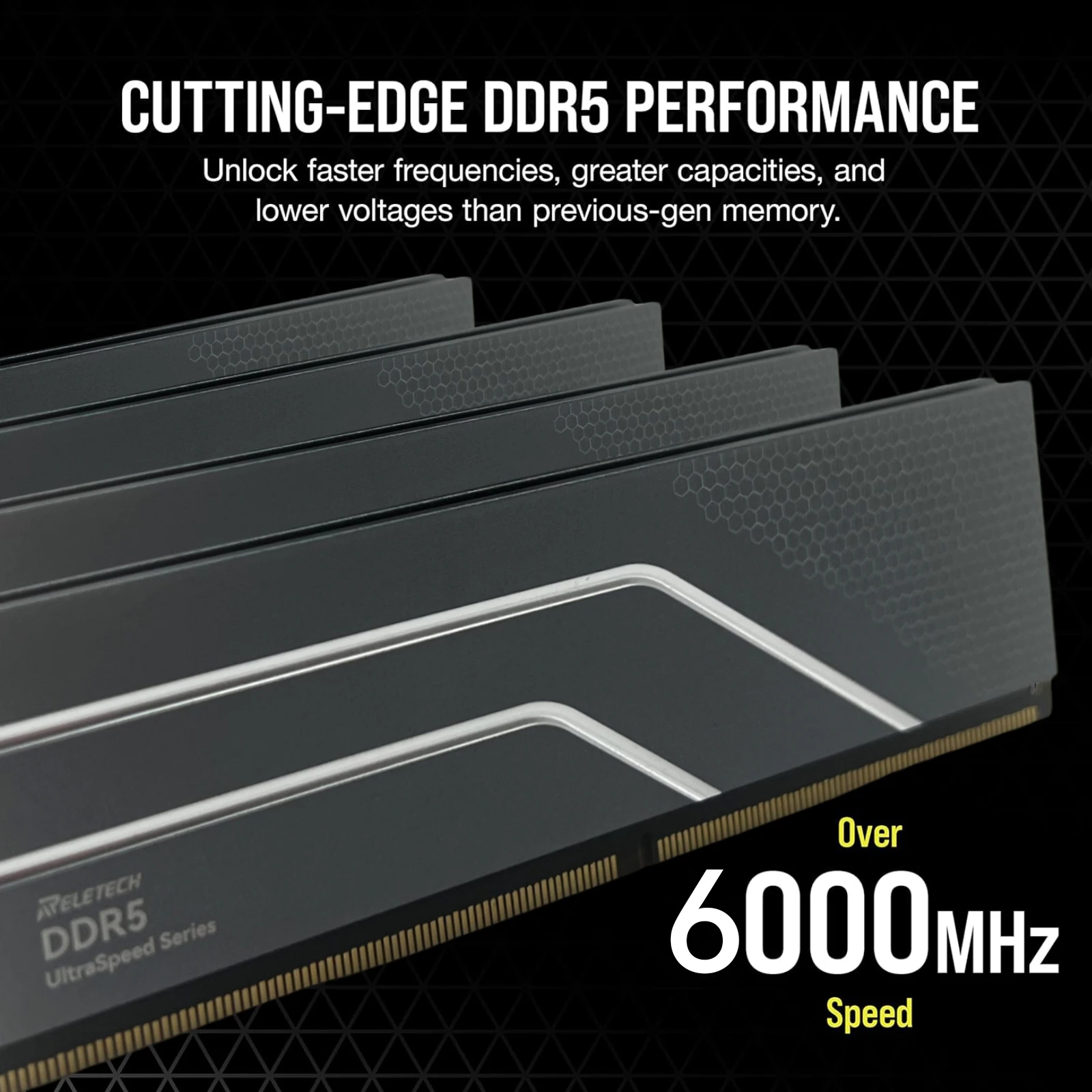 DDR5 RAM 32GB(2x16GB) CL42 6000MHz, Overclocking Diy Gaming Computer Memory, Intel XMP&AMD Expo Compatible,RAM by Micron