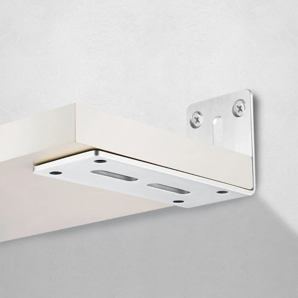 Stainless Steel/Iron Corner Brackets Wall Mounted Durable Fixing Bracket Useful Space Saving Shelf Bracket Hardware