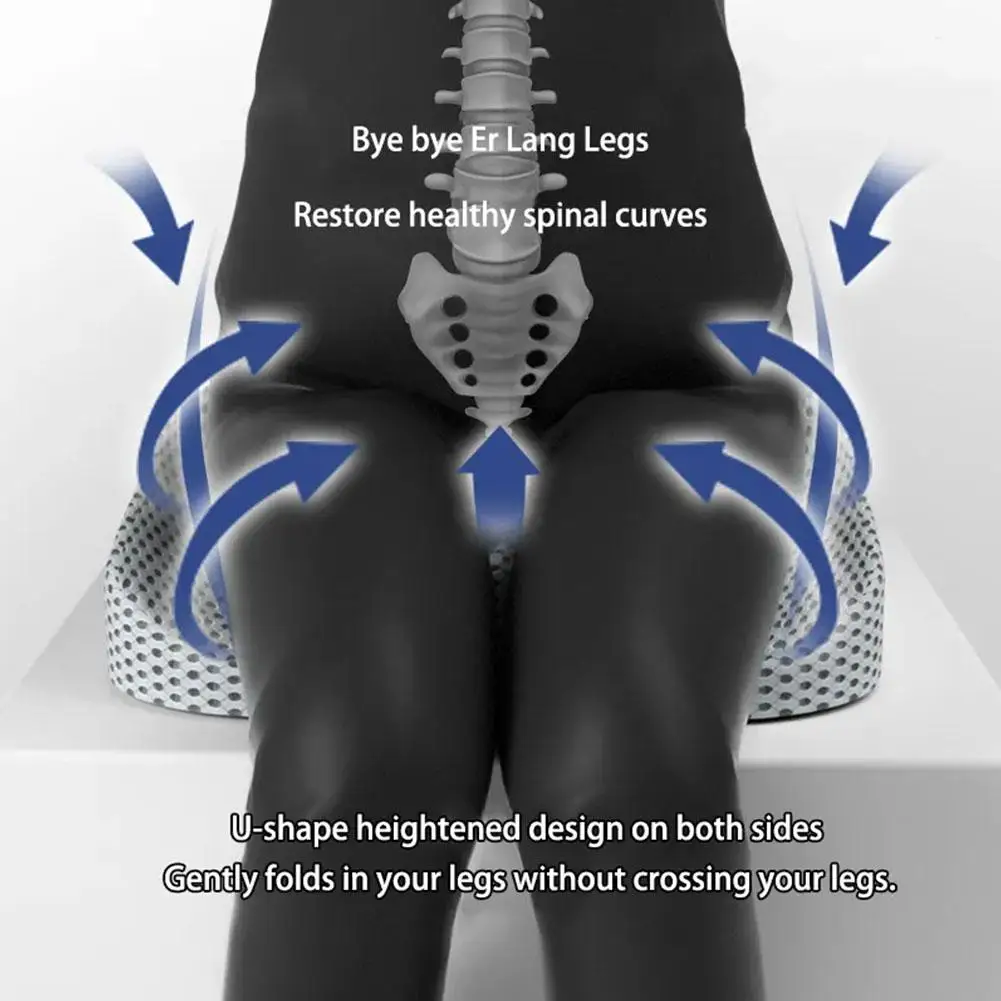 

NEW Soft Hip Support Pillow Ergonomic Design Hollow Office Seat Cushion Memory Foam Seat Cushion For Home Office Massage Pa K7Y4